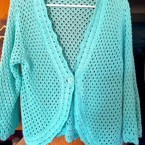 Cute summer knitted cardigan